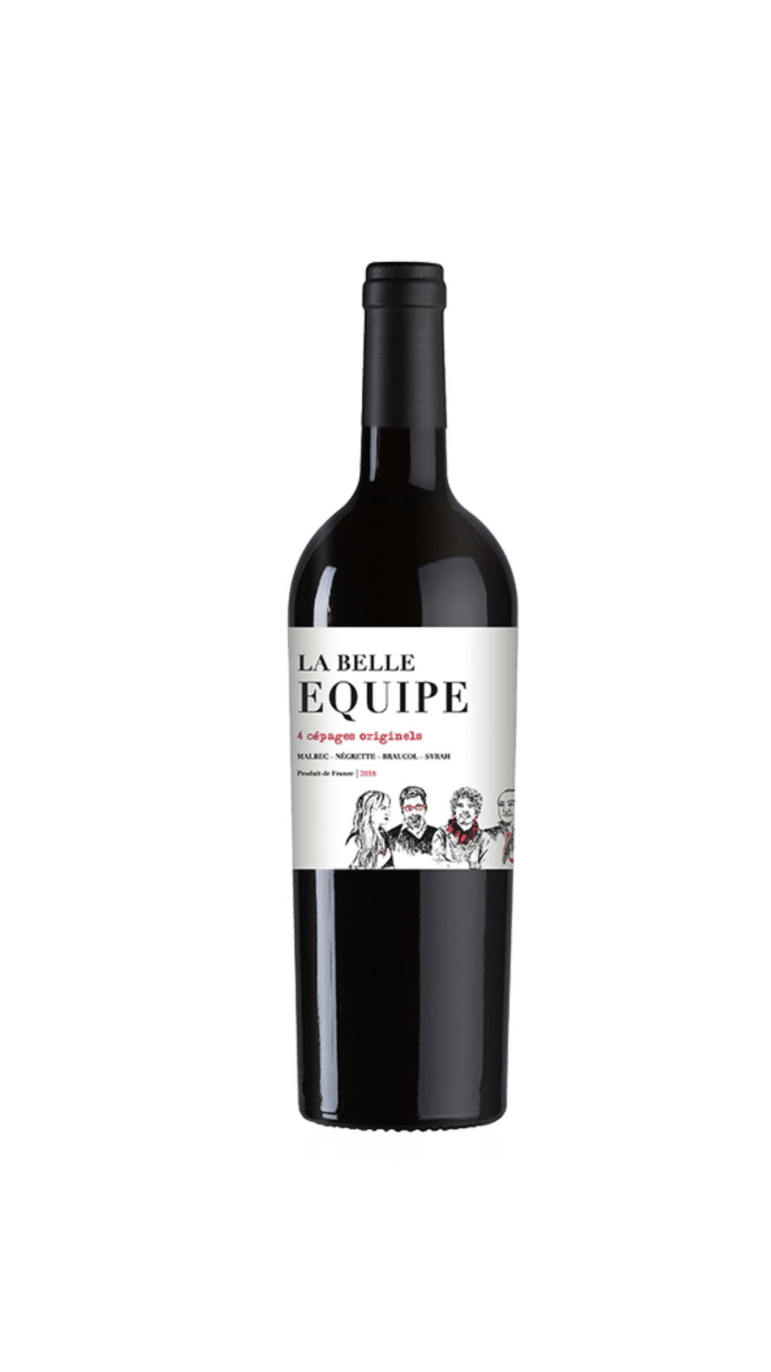 La Belle Equipe - Rouge 75cl - 2020 - Vinovalie