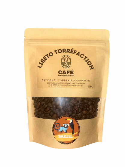 Café Brésil - 100% Arabica - Le verre de trop